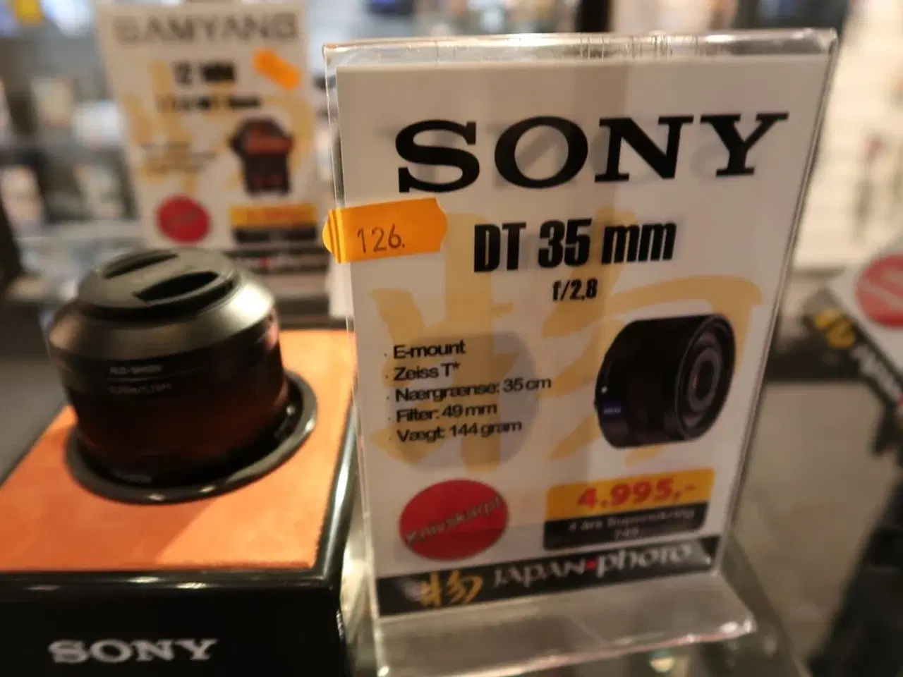 Billede 1 - Objektiv SONY DT 35 mm