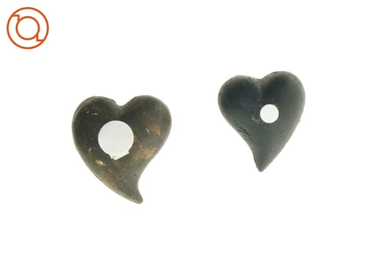 Billede 1 - Dekorations hjerter (str. 12 x 10 cm og 13 x 11 cm)