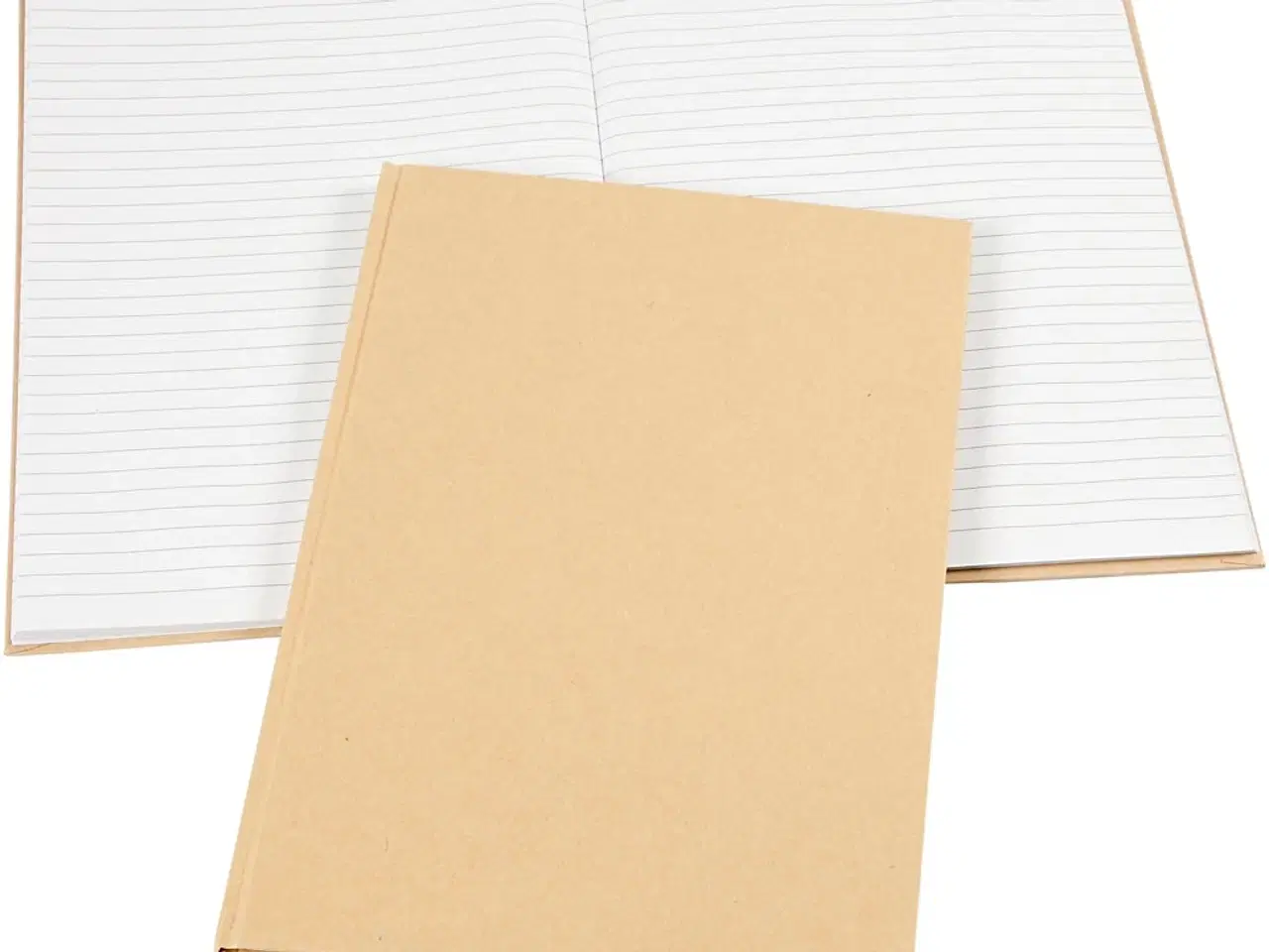 Billede 1 - Notesbog, A4, ark 210x297 mm, 60 g, brun, 1 stk.
