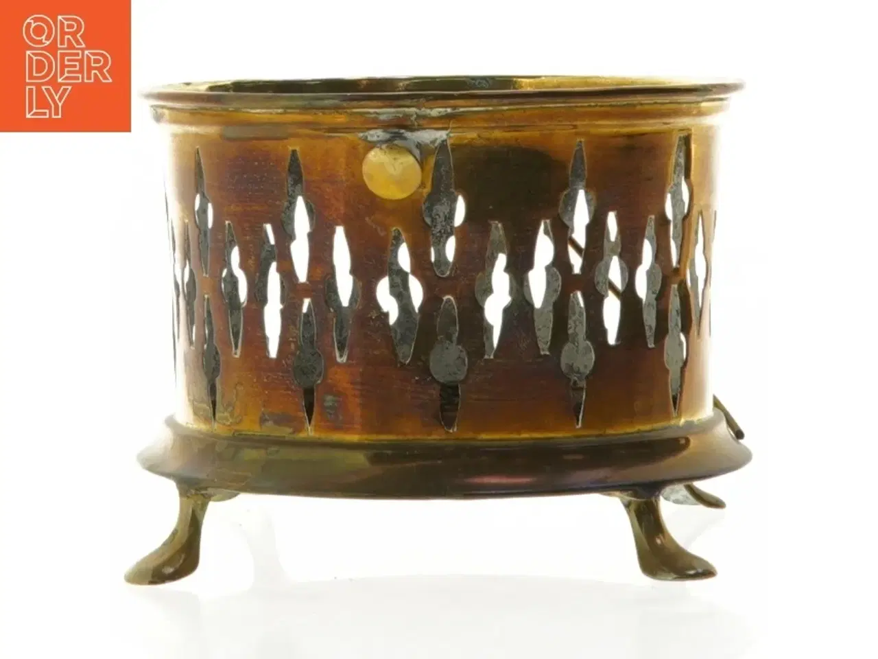 Billede 3 - Gammel messing beholder (str. 14 x 10 cm)