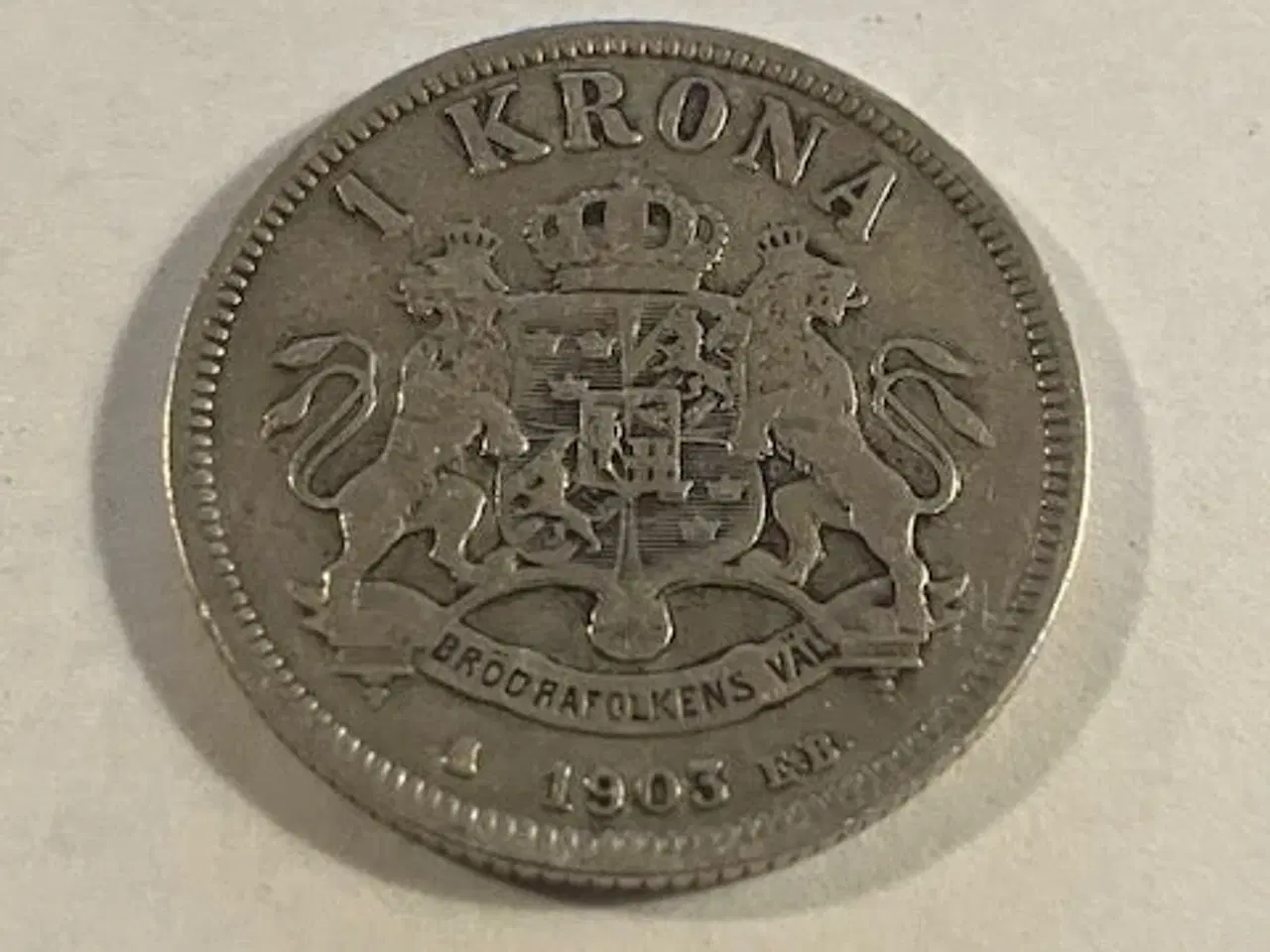 Billede 1 - 1 Krona 1903 Sverige