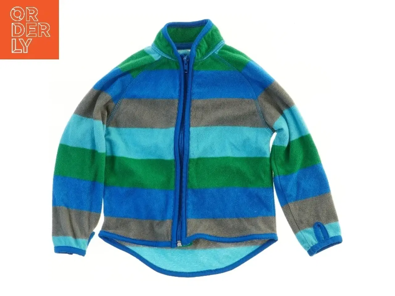 Billede 1 - Børnefleecejakke med striber fra Friends (str. 92)