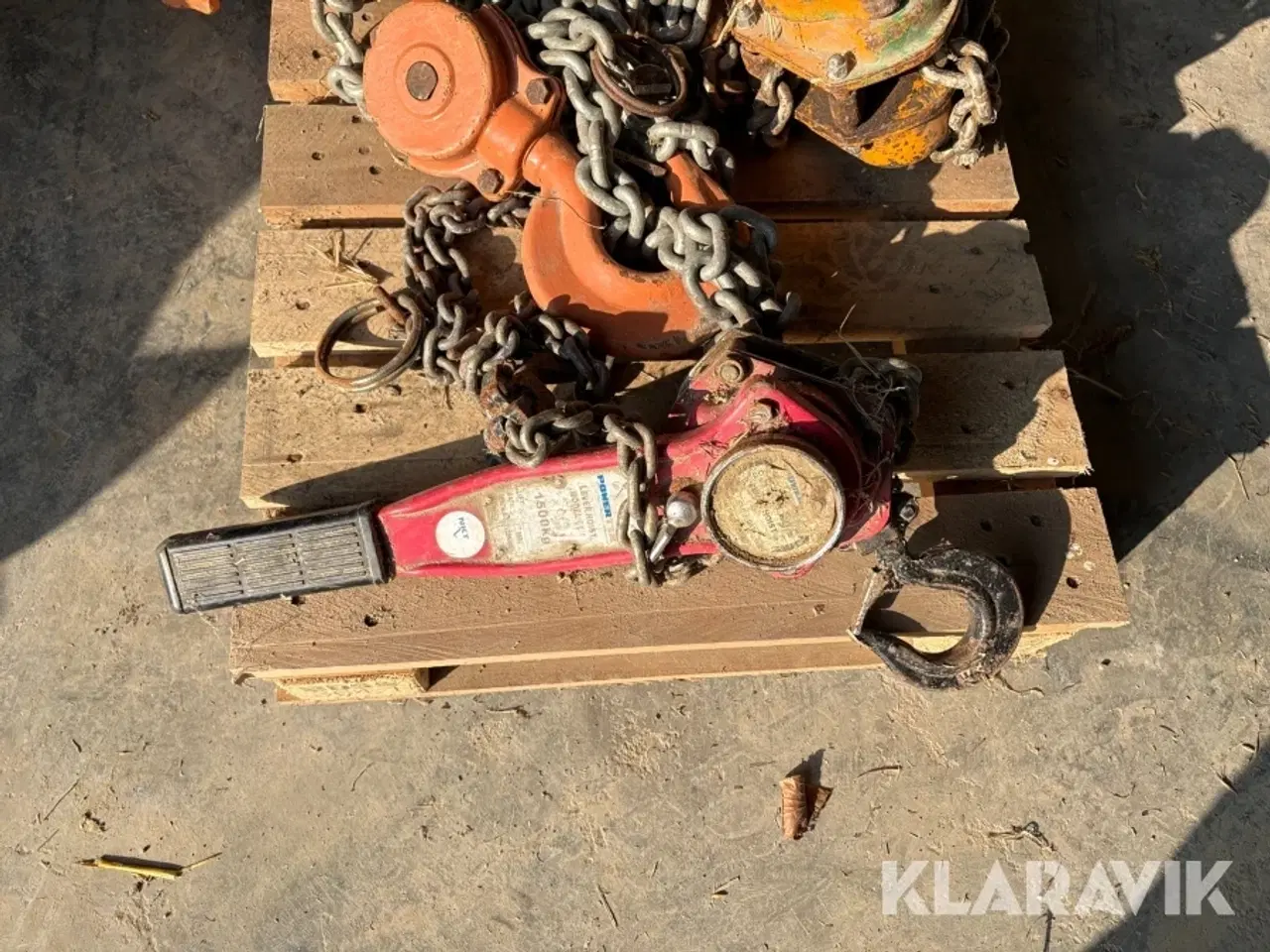 Billede 9 - Skraldetaljer 3 styk. Powertex, Kito & Ukendt 1,5t, 6t & 6,3t