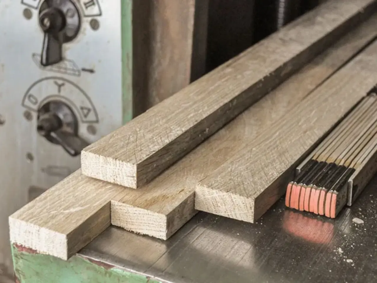 Billede 4 - Egetræ - lægter, brædder, rundstok m.m.