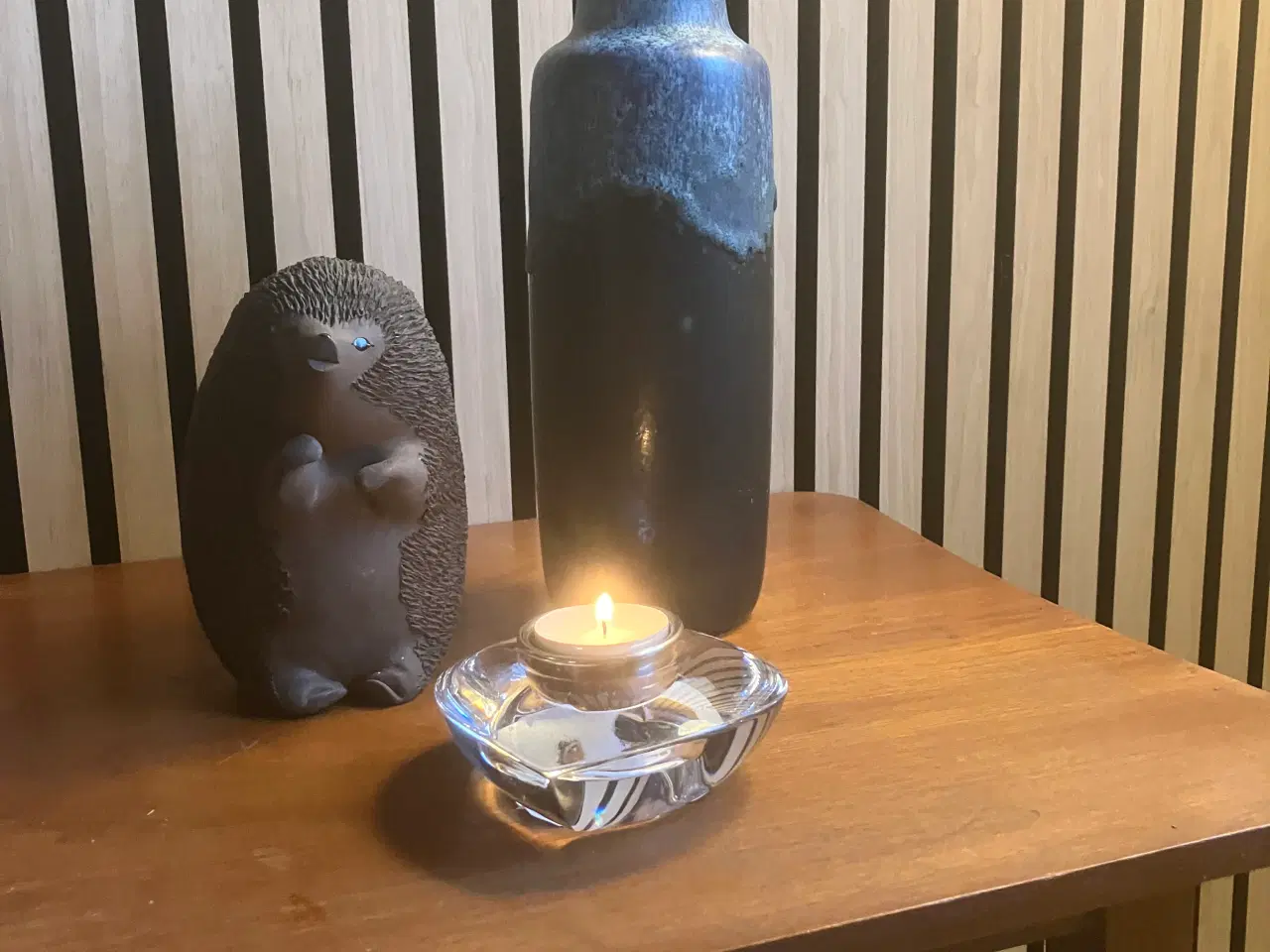 Billede 1 - West Germany keramikvase i blå og sort farve