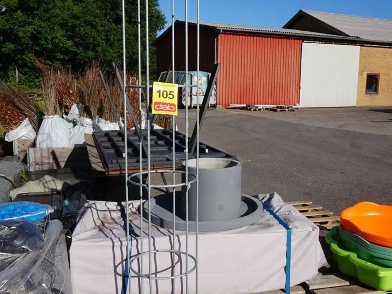 Billede 2 - Claus Dalby plantesøjle galvaniseret rundjern 220 cm