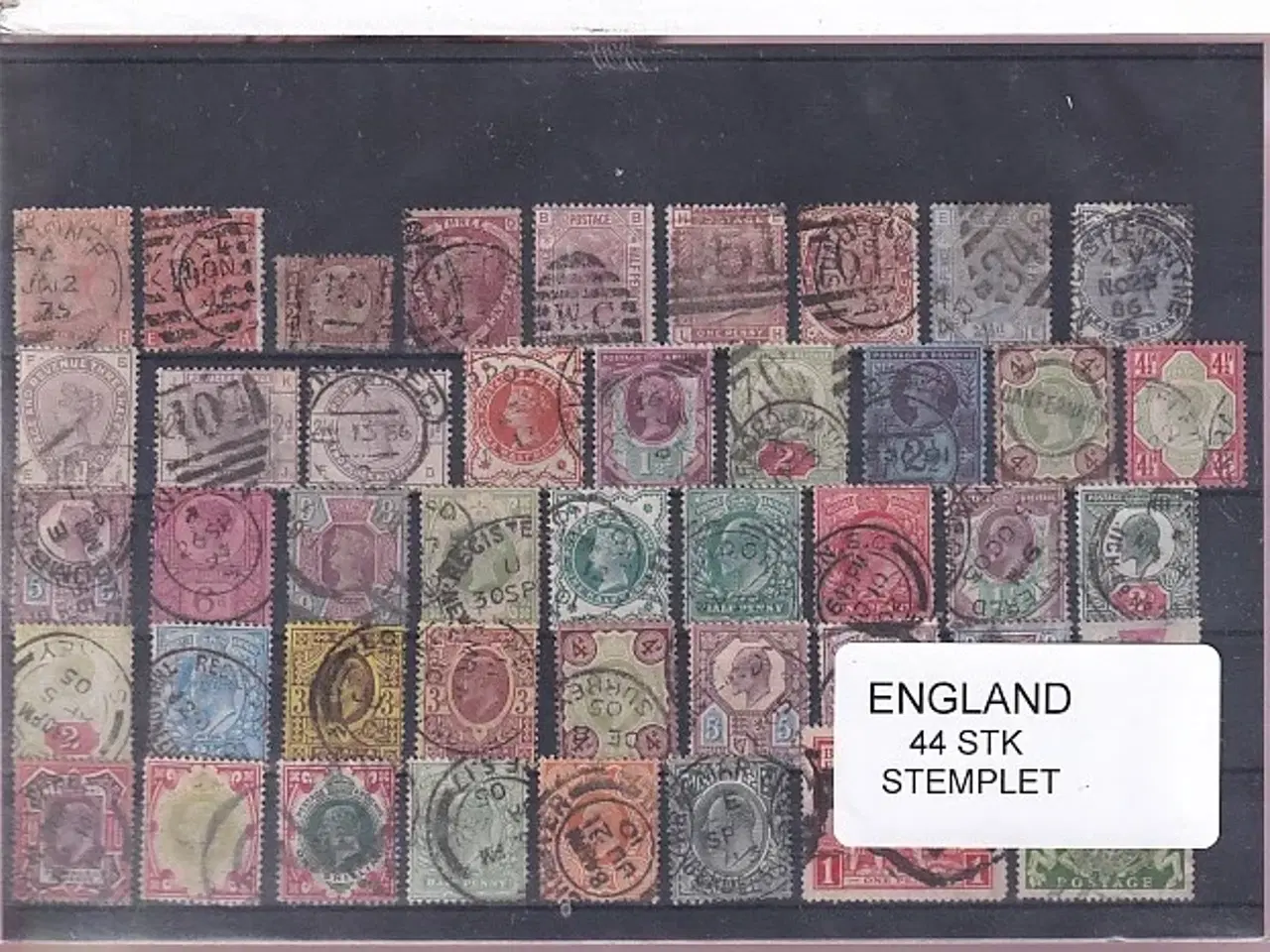Billede 1 - England - 44 Stk. -  Stemplet