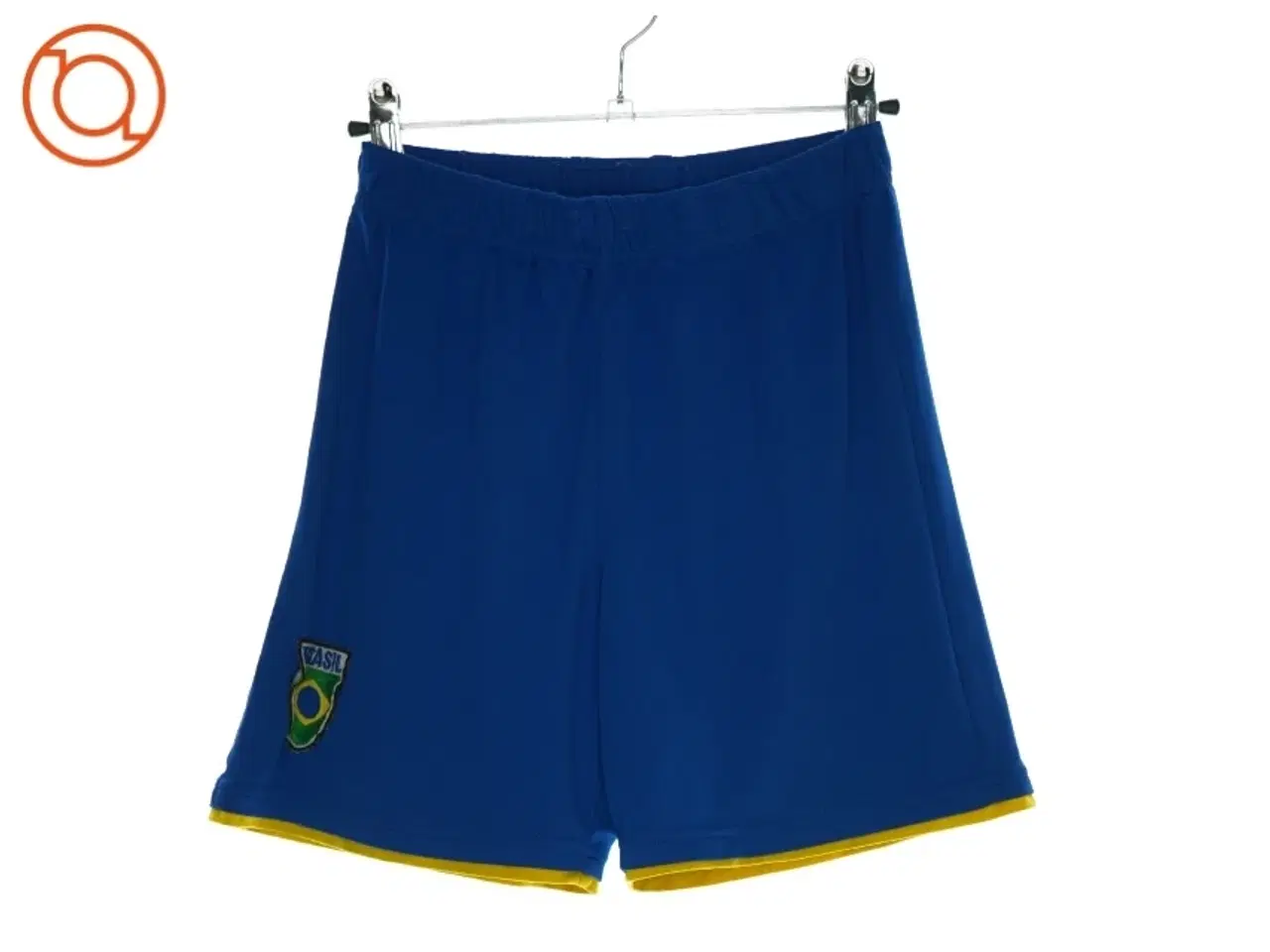 Billede 1 - Fodboldshorts med Brasil logo (str. ca. 10 år)