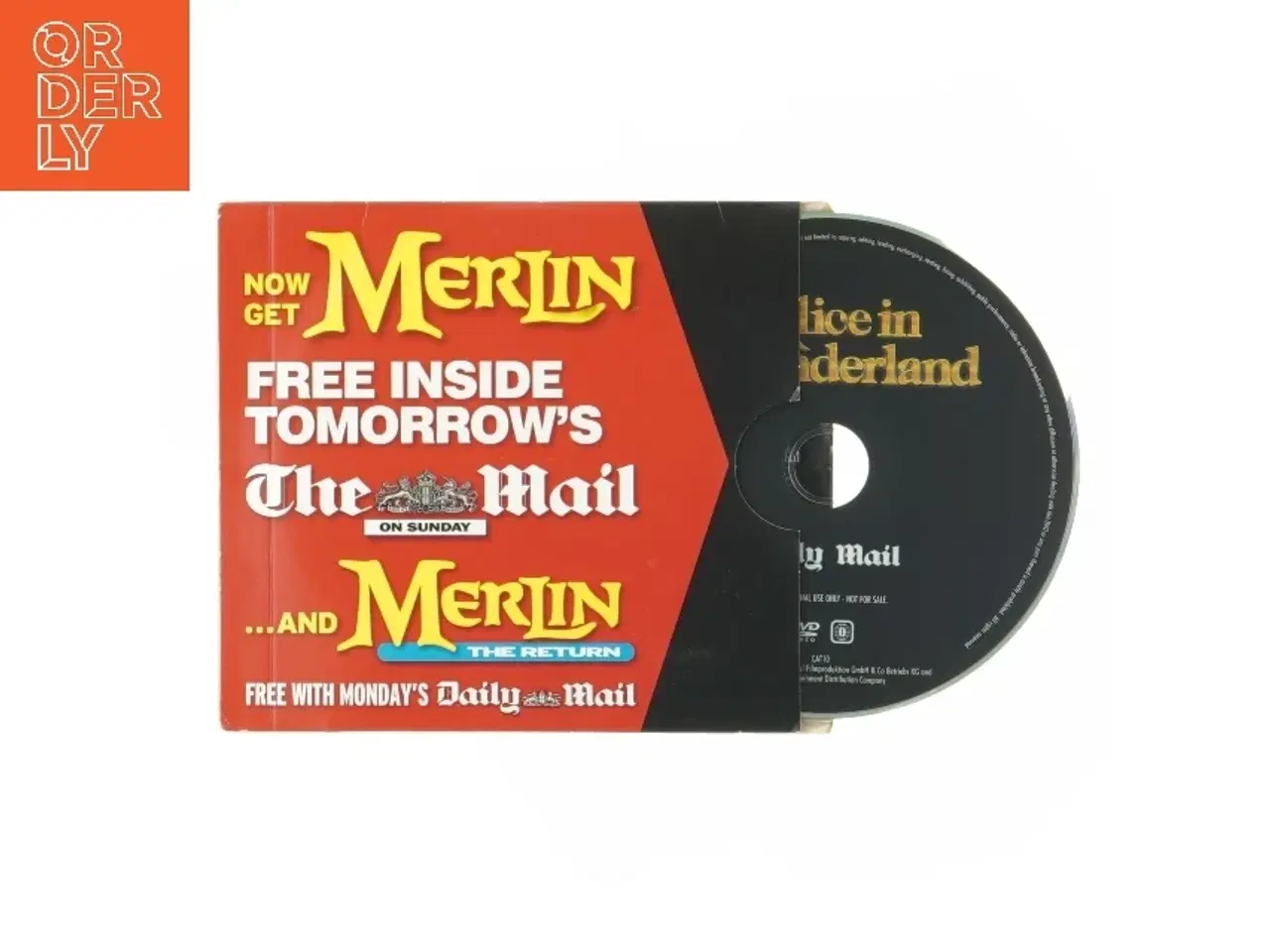 Billede 2 - Alice in Wonderland DVD (str. 12,5x12,5 cm)