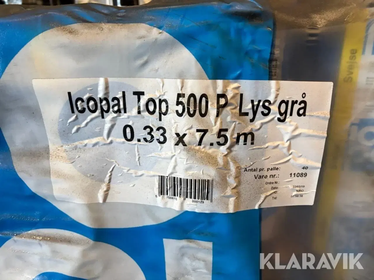 Billede 6 - Tagpap Icopal Top 500 P lys grå