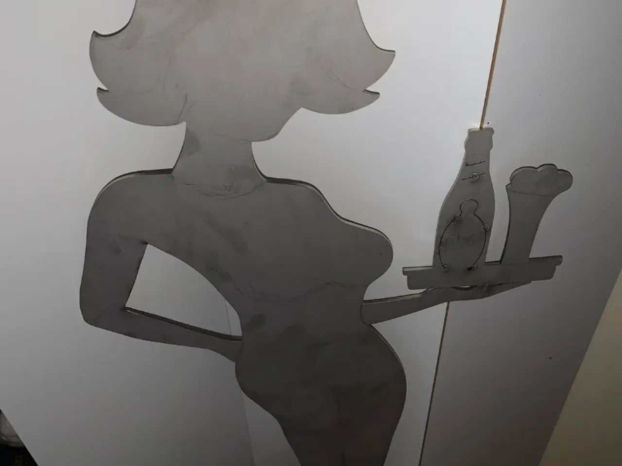 Billede 2 - Tuborg gulddame i rustfrit stål