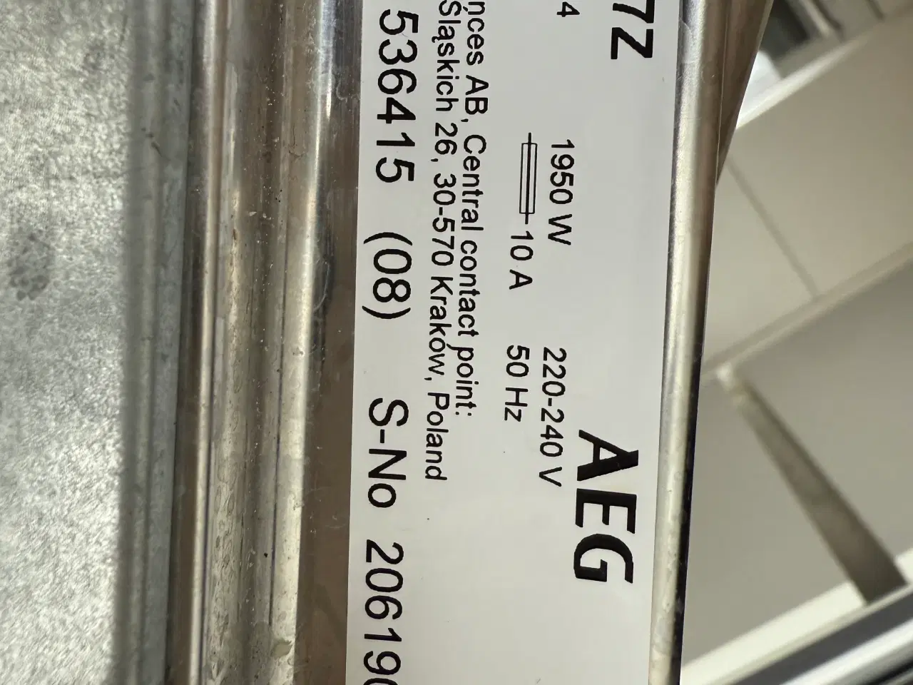 Billede 4 - AEG  Integrerbar opvaskemaskine