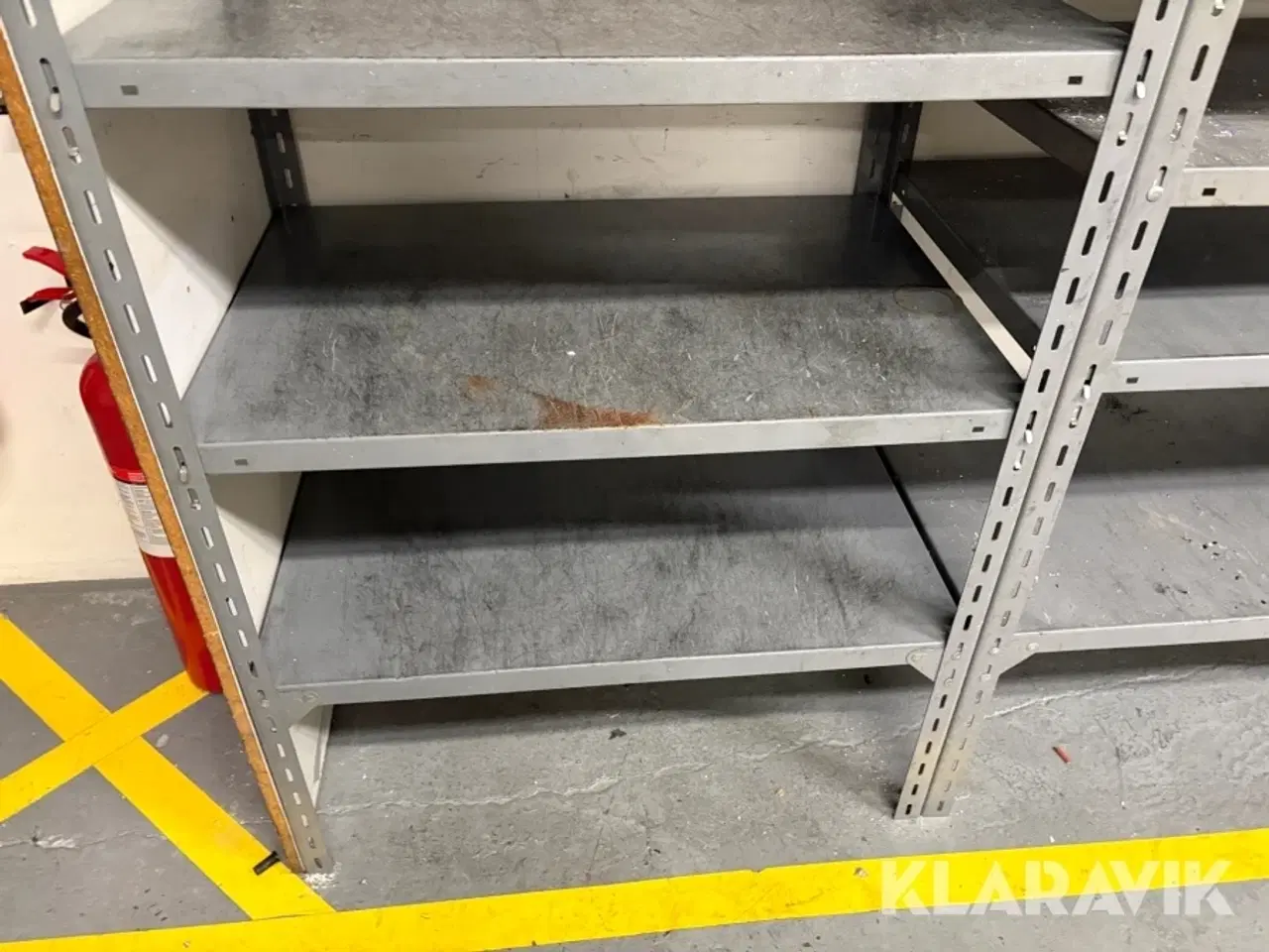 Billede 5 - Værkstedsreoler 4 sektioner