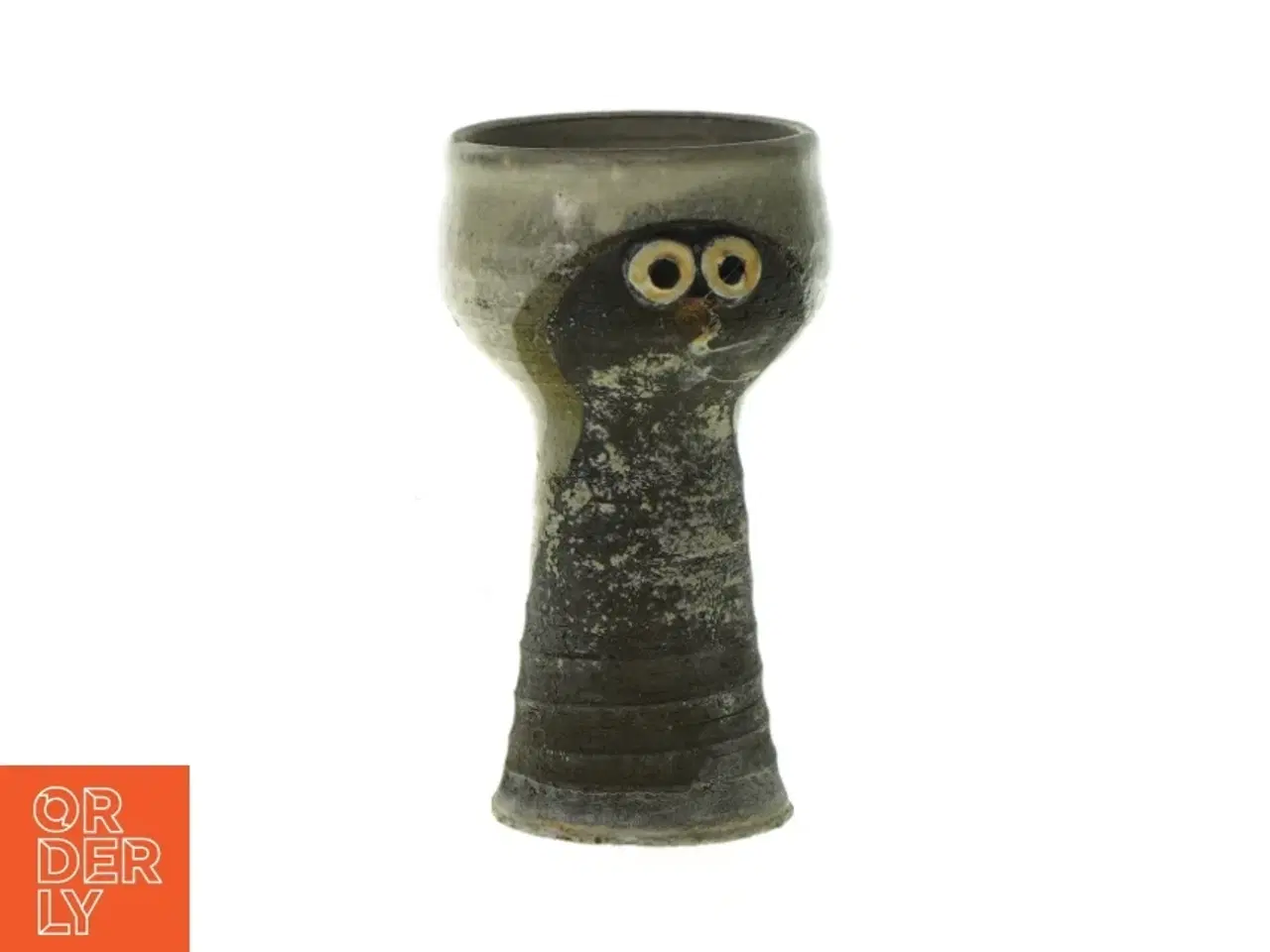 Billede 1 - Keramisk vase (str. HØ 17x9,5 cm)