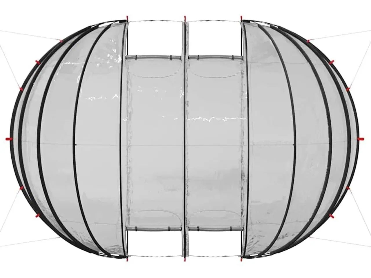 Billede 9 - Pooltelt Dome Transparent 538 x 440 x 204 cm PVC