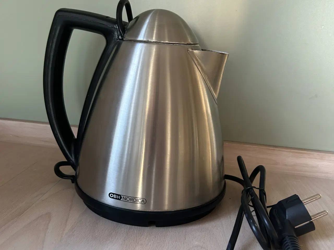 Billede 2 - OBH Nordica Deluxe Elkedel i børstet stål.