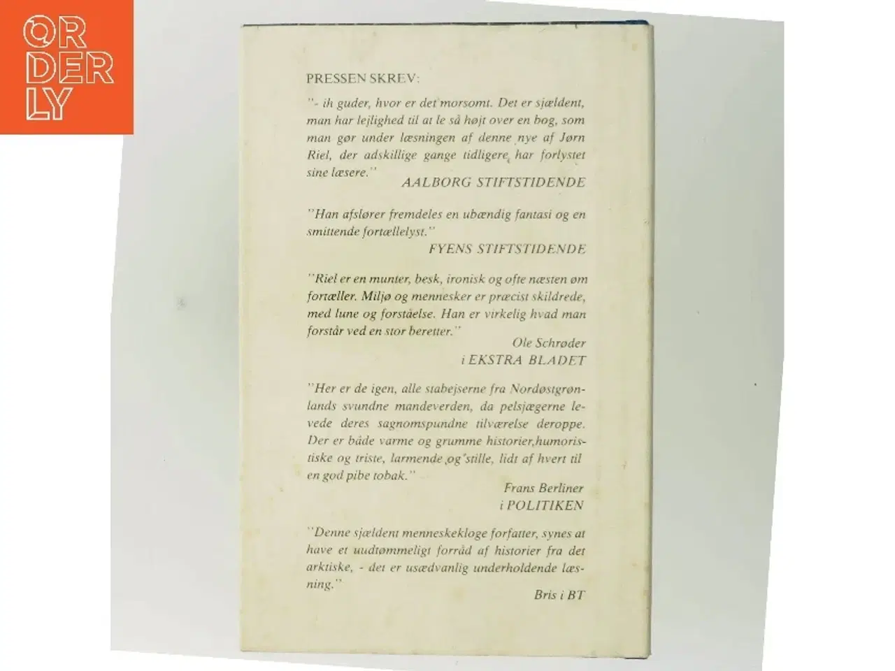 Billede 3 - En underlig duel og andre skrøner af Jørn Riel (Bog)