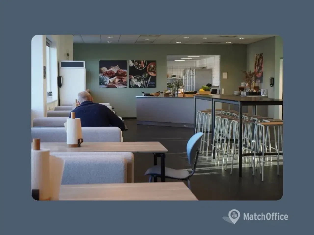 Billede 6 - Nyistandsat kontor med adgang til tagterrasse