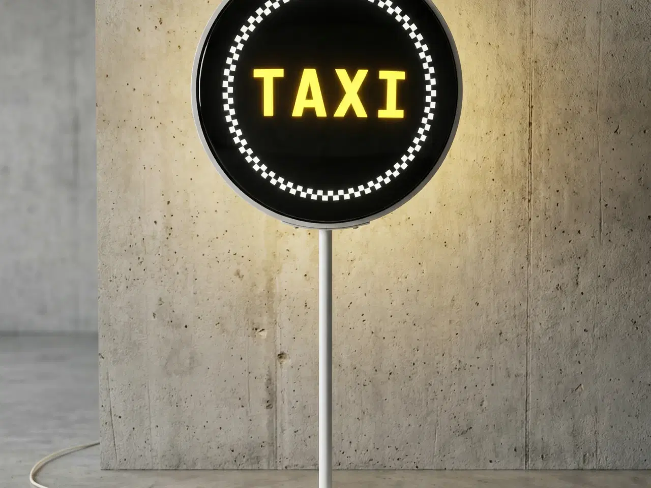 Billede 1 - RETRO GULVLAMPE ( TAXI )