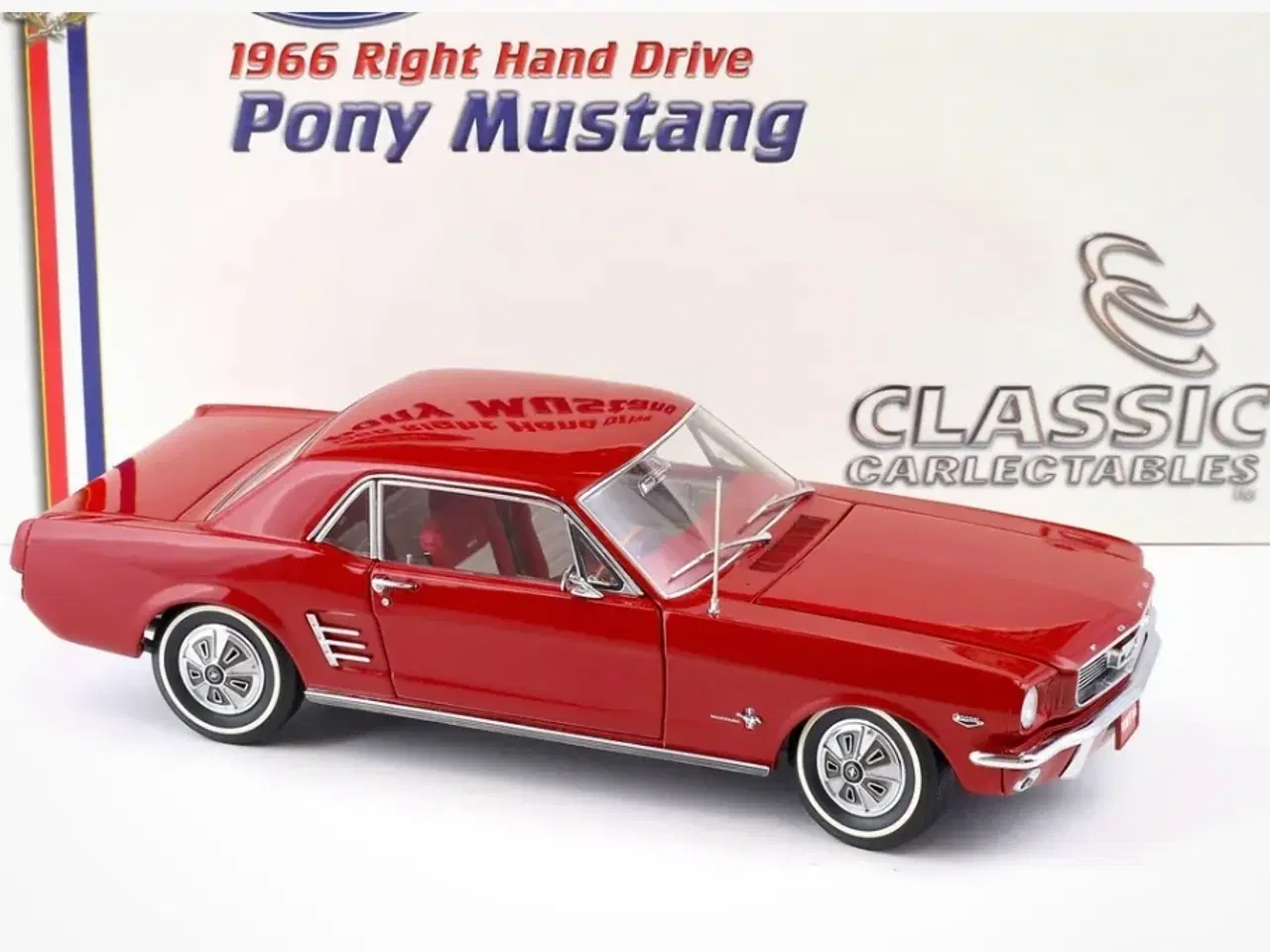 Billede 2 - 1:18 Ford Mustang RHD Coupe 1966