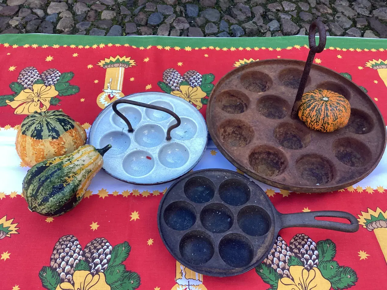 Billede 3 - Retro æbleskive pande. Stor