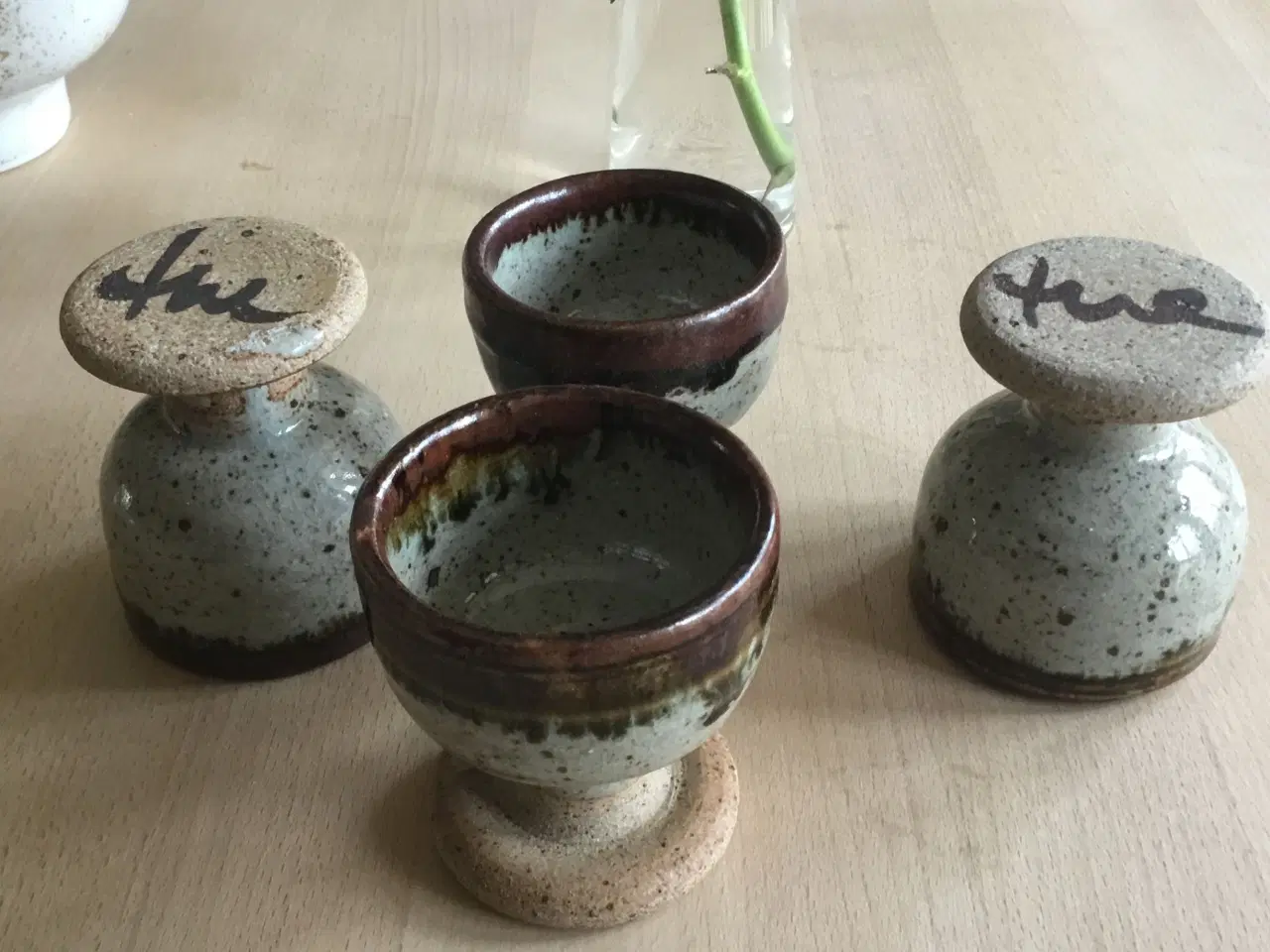 Billede 1 - 4 keramik bægere