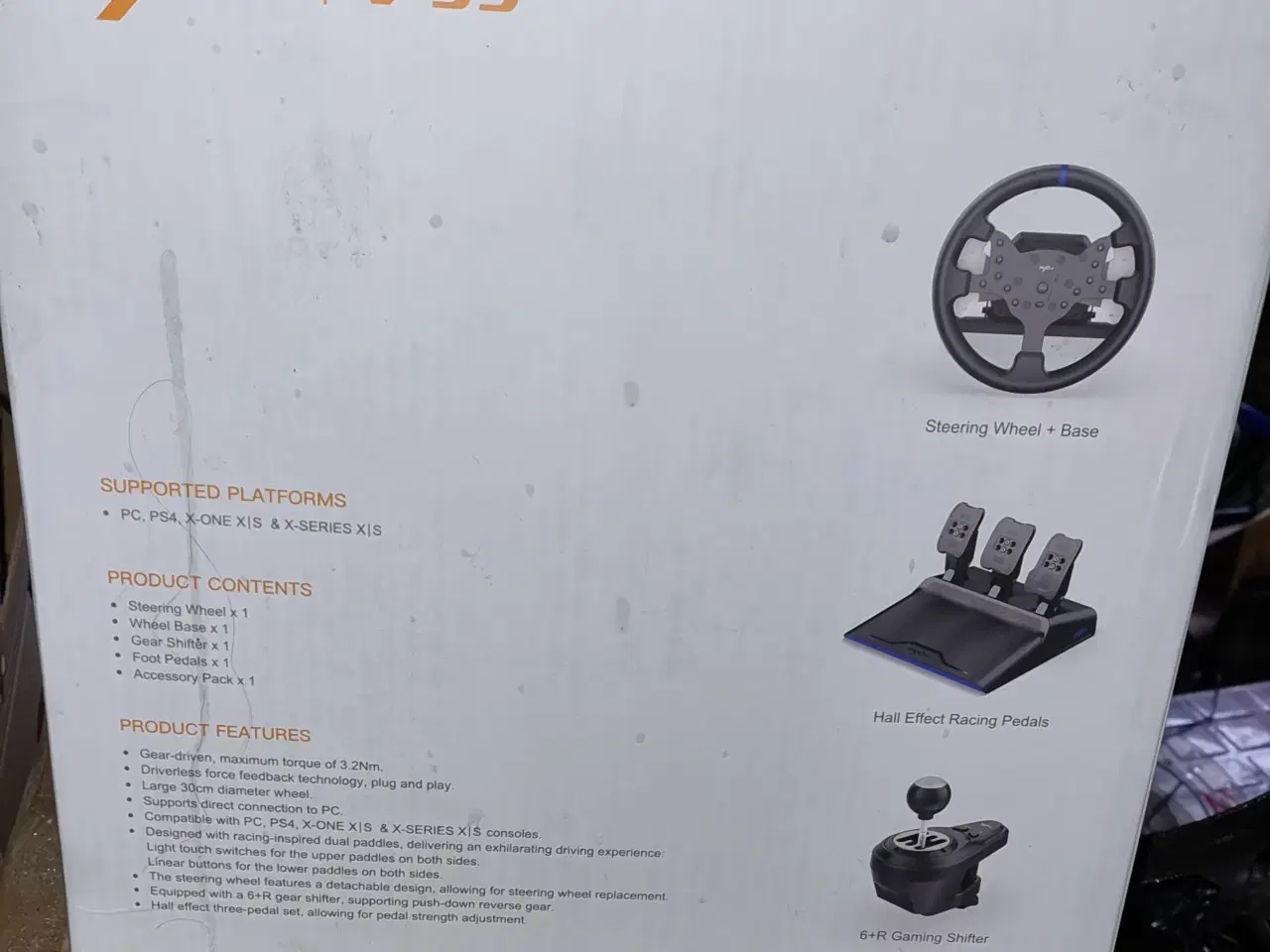 Billede 2 - Lenovo gamer pc med tast,mus,skærm og rat og pedal