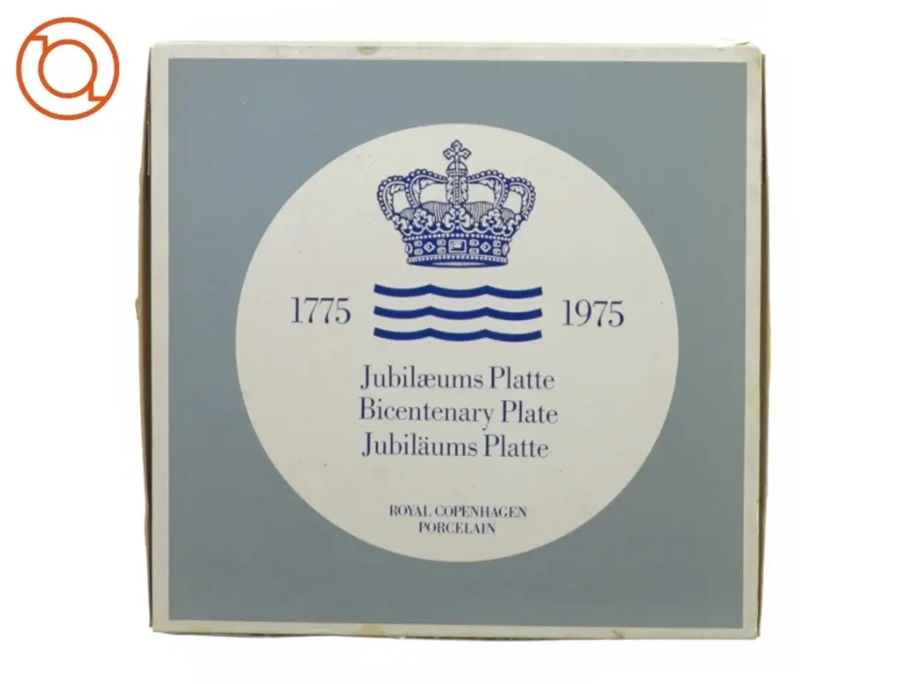 Billede 2 - Jubilæums platte 1775-1975 fra Den Kongelige Porcelænsfabrik Aps (str. 18 cm)