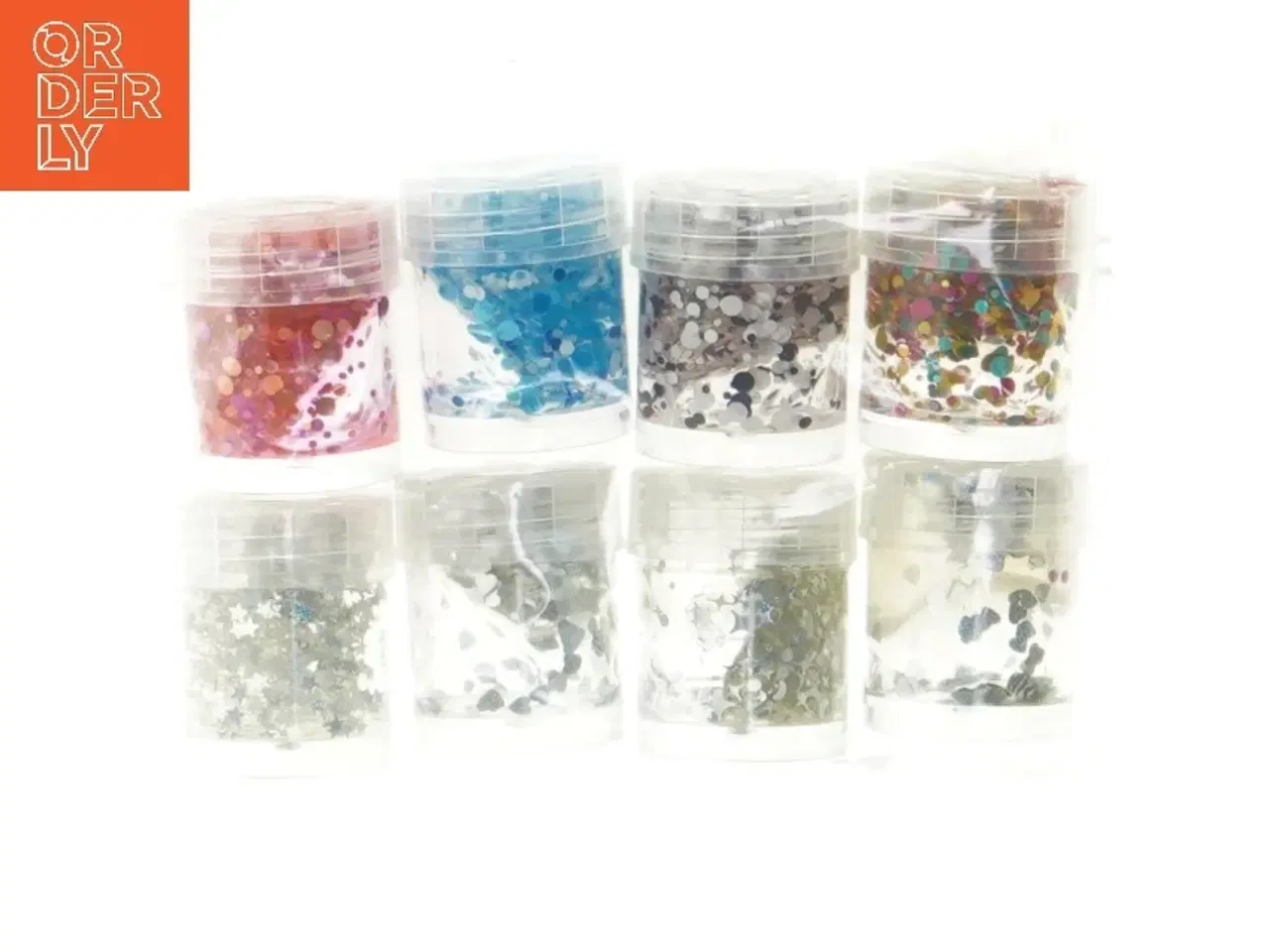 Billede 1 - Glitrende palietter i assorterede farver