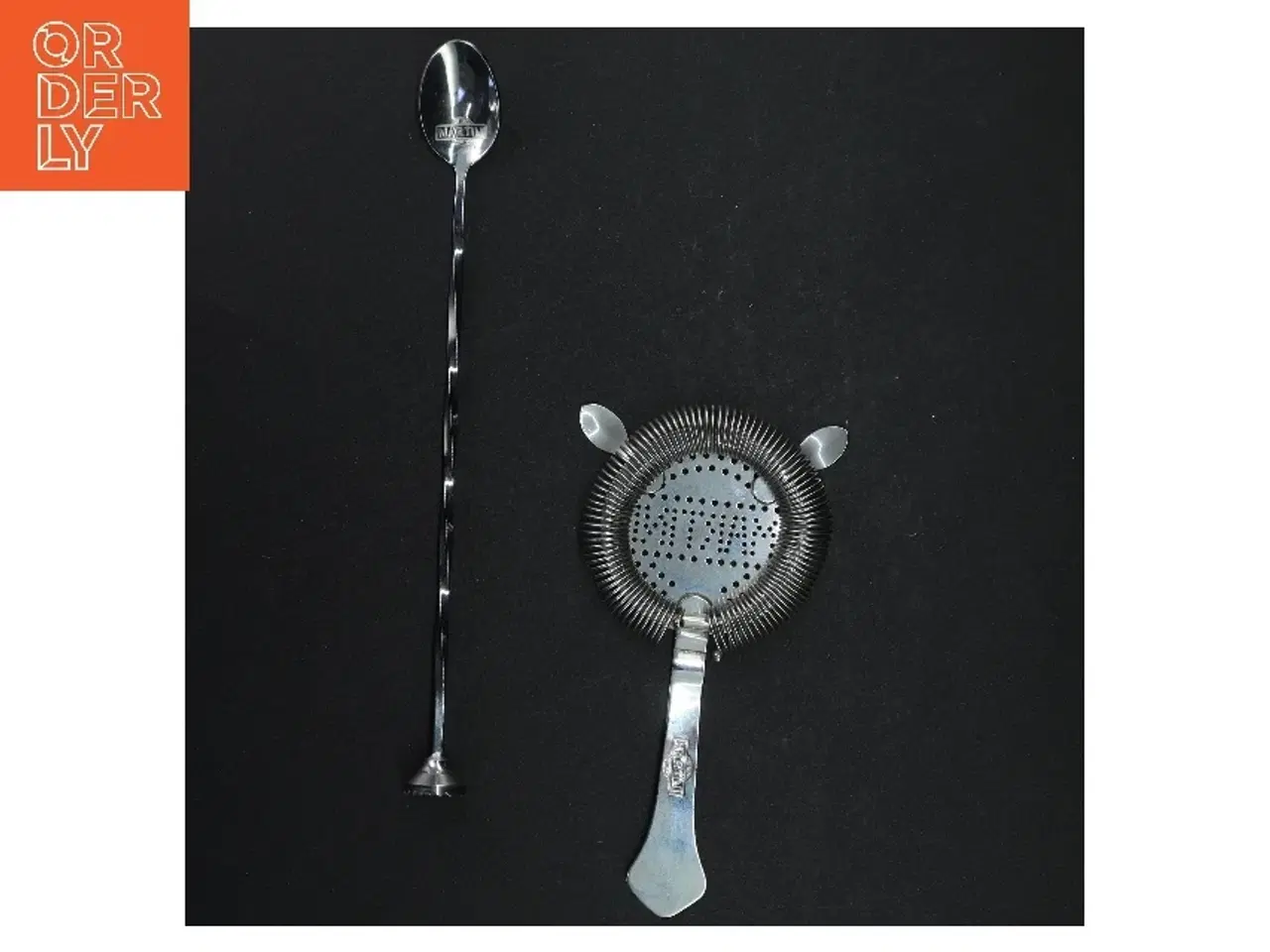 Billede 1 - Cocktailsæt med si og drinksske fra Martini (str. 26 cm)