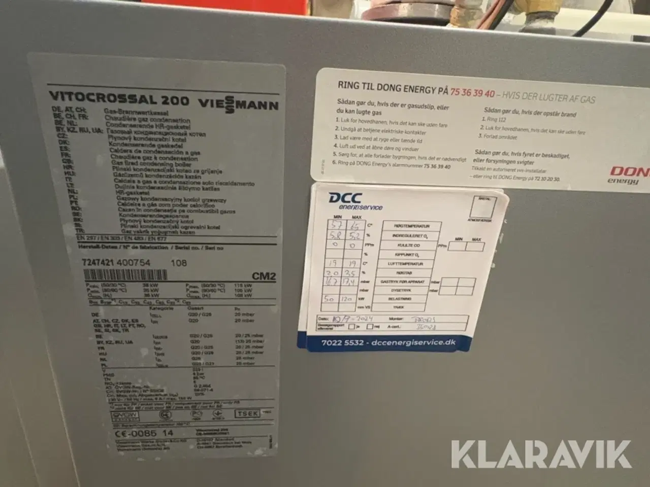 Billede 11 - Gasfyr Viessmann Vitocrossal 200