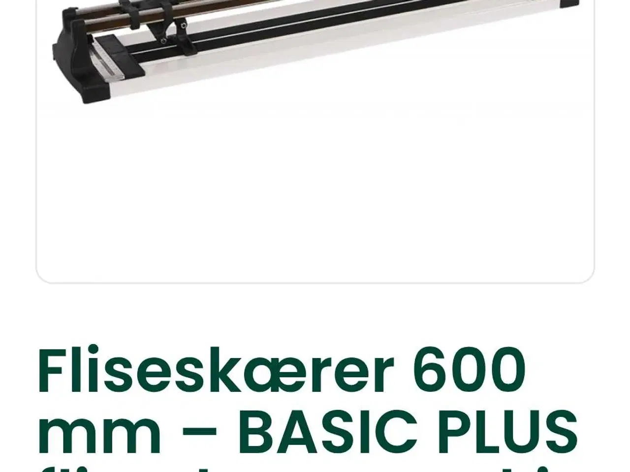 Billede 1 - Basic Fliseskære 