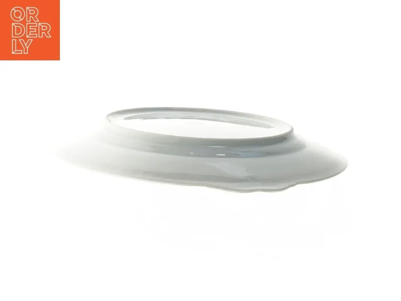 Billede 3 - Porcelænsfad med blomsterdekoration (str. 30 cm)