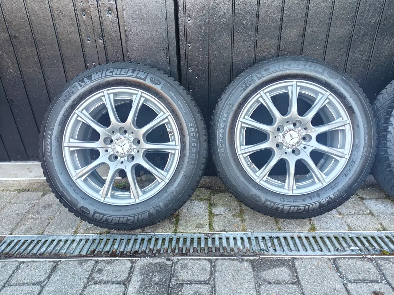 Billede 4 - 5x112 Mercedes fælge 16" Michelin vinterdæk 2300kr