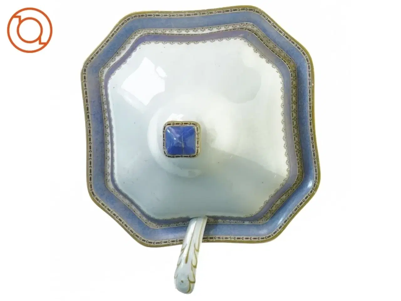 Billede 4 - Antik Terrin Skål med låg og ske fra Myott, Son And Co Imperial England(str. 17 x 7 cm)