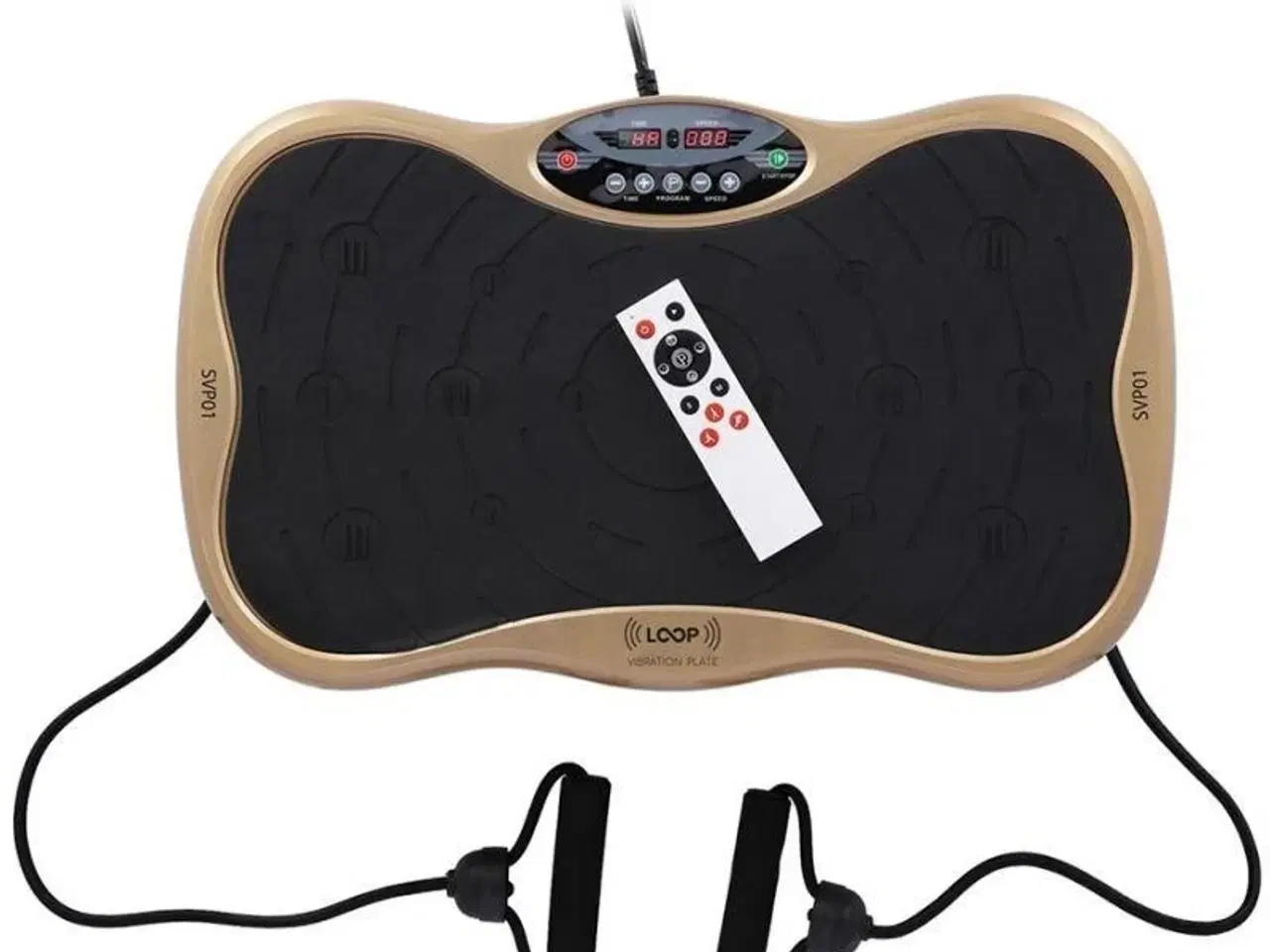 Billede 2 - HMS SVP01 vibrationsplade – guld/sort træningsudstyr