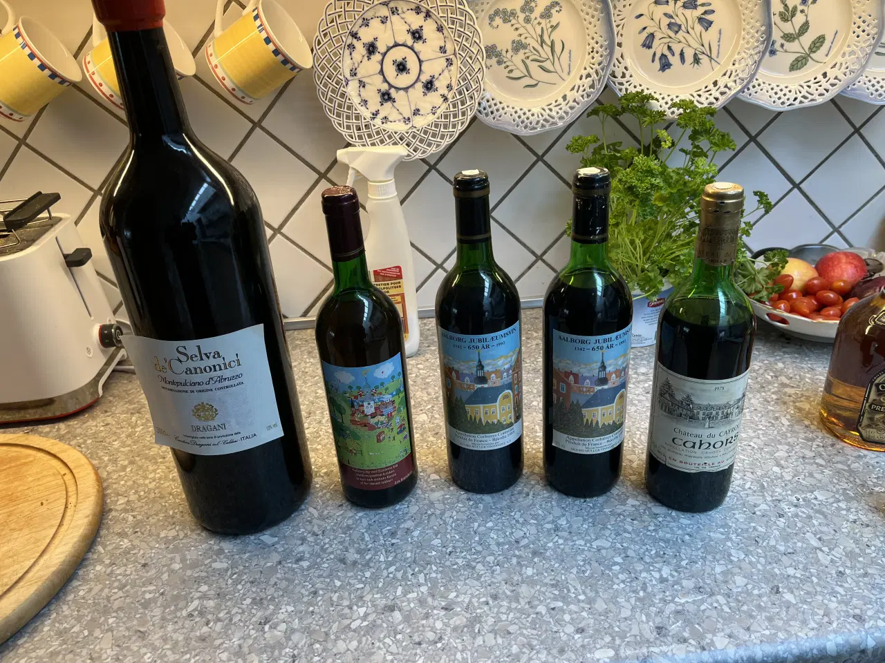 Billede 4 - 7 flasker rødvin