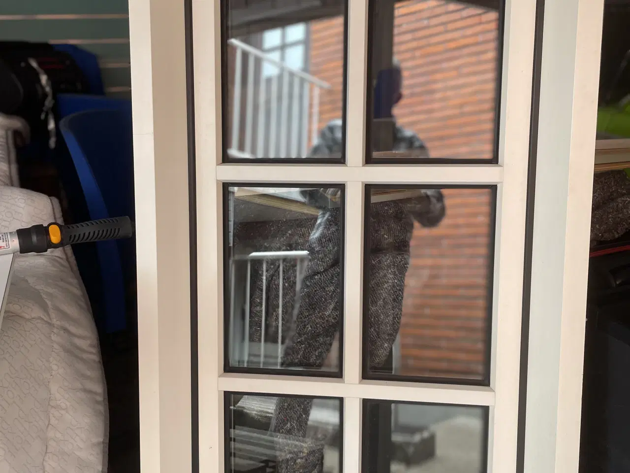 Billede 1 - Flot pvc sprossevindue med termoglas