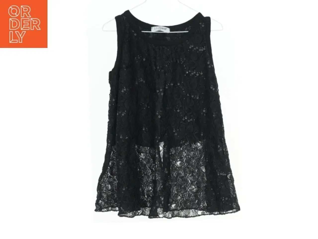 Billede 1 - Sort blonde top fra Girl Power (str. 140)