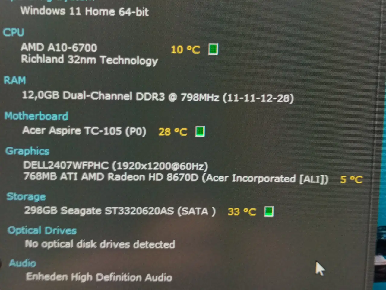 Billede 2 - Bundkort, cpu, ram og hdd m/ win 11 dk