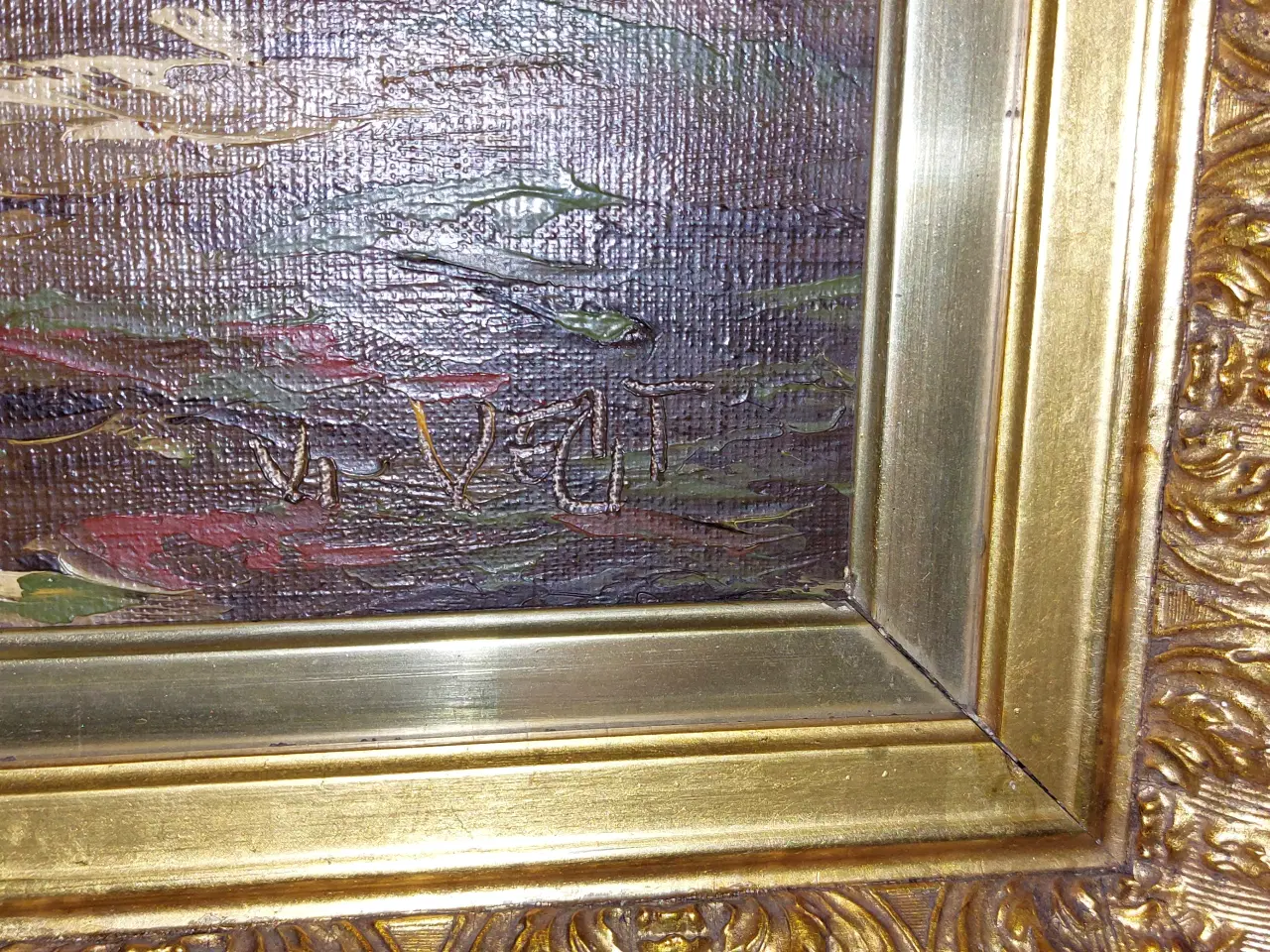 Billede 2 - Hollandsk oliemaleri af skib