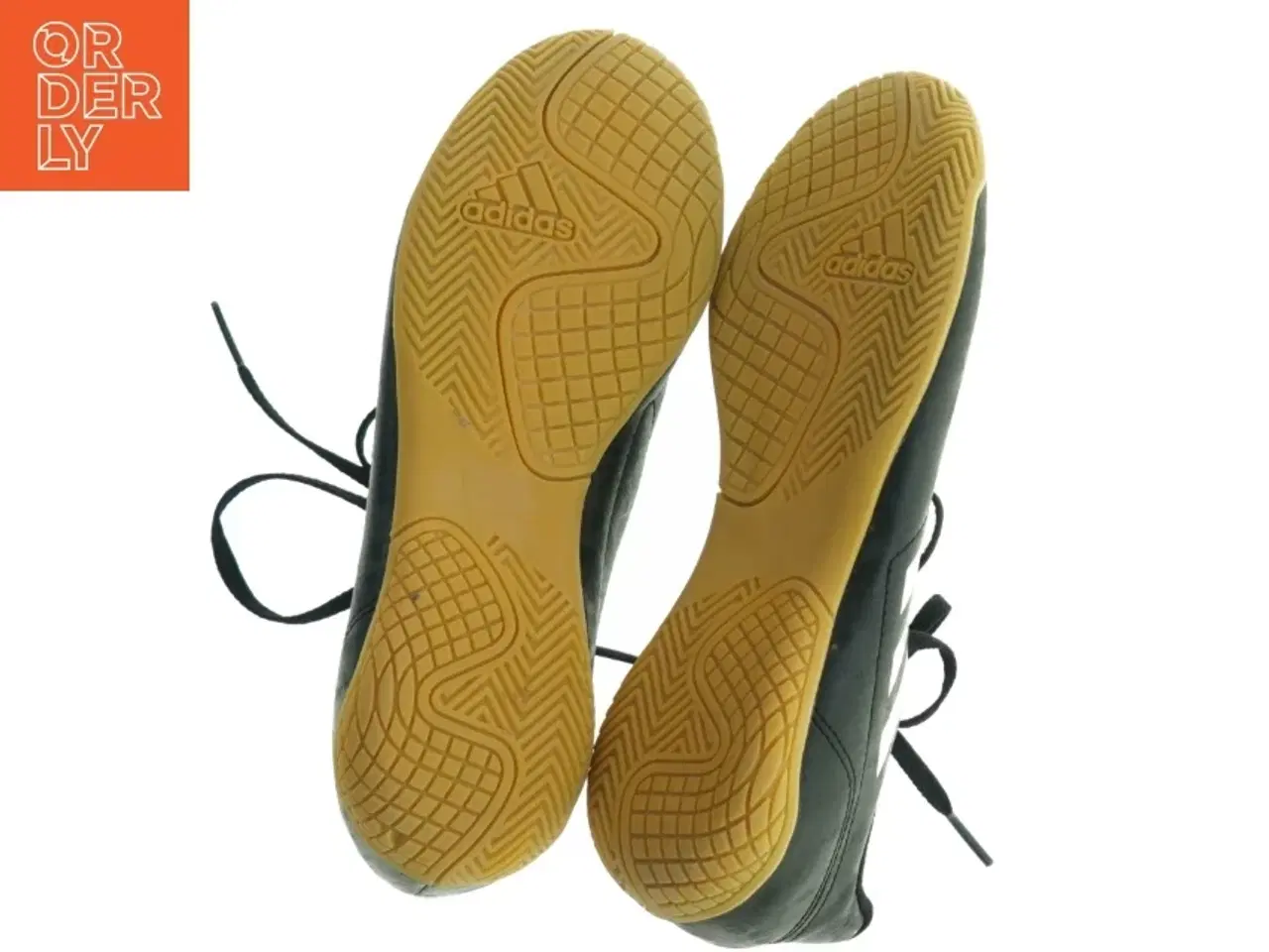 Billede 2 - Brugte sorte Adidas indendørs fodboldsko fra Adidas (str. 37)