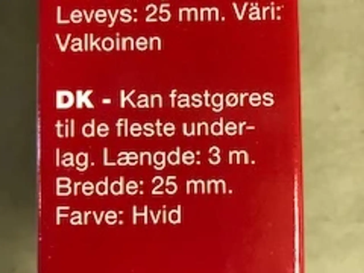 Billede 2 - Selvklæbende Velcrobånd hvidt