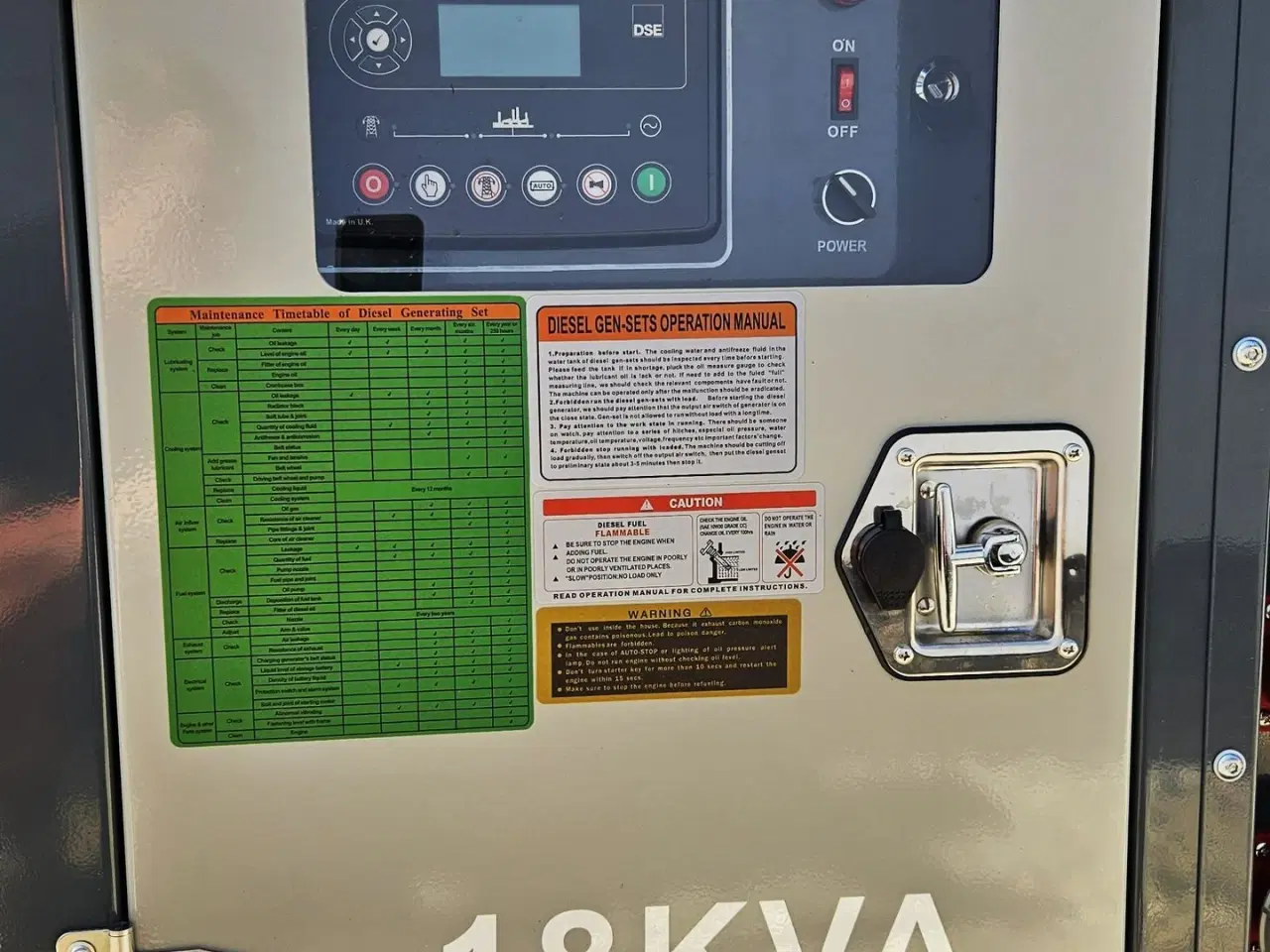 Billede 7 - YTO 18 KWA Leroy-Somer Generator / Fabriksny