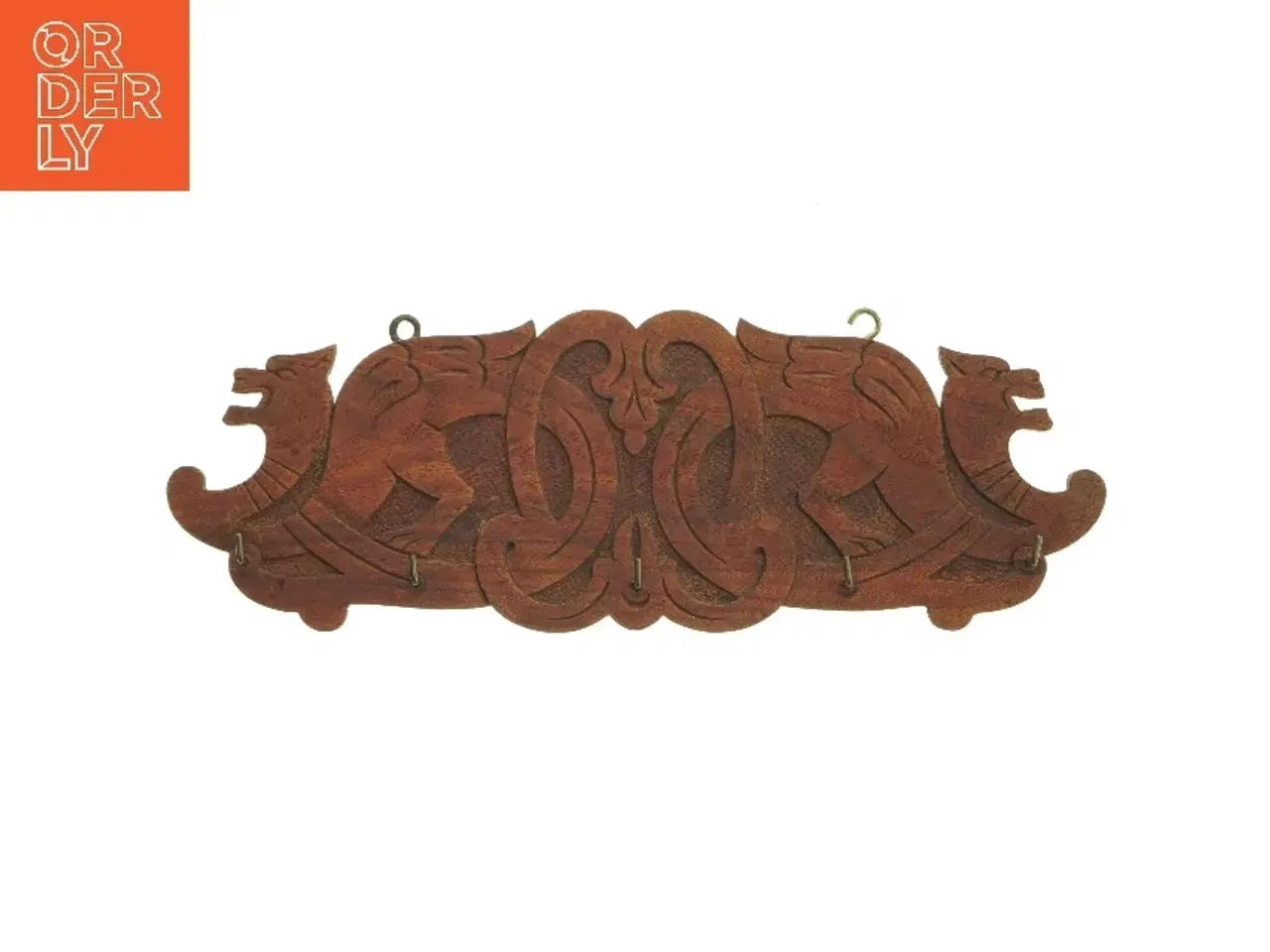 Billede 1 - Udsmykket træknagerække (str. 37x12 cm)