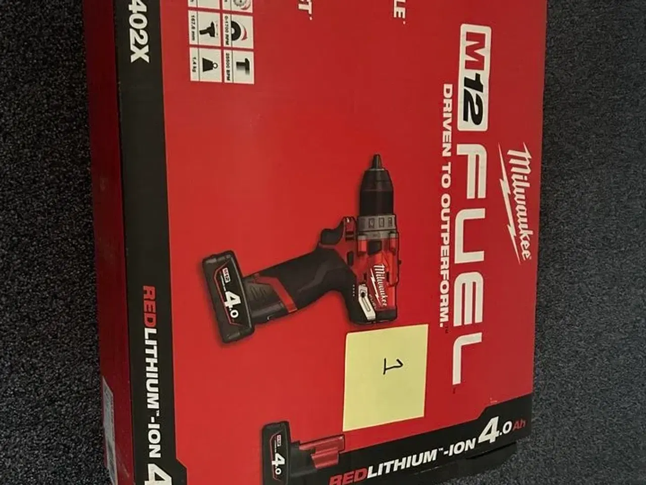 Billede 1 - Kompakt Slagboremaskine MILWAUKEE M12 FPD2-402X