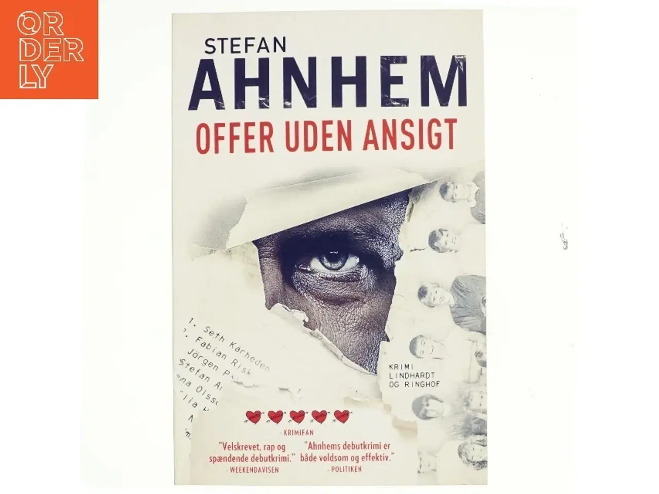 Billede 1 - Offer uden ansigt af Stefan Ahnhem (Bog)