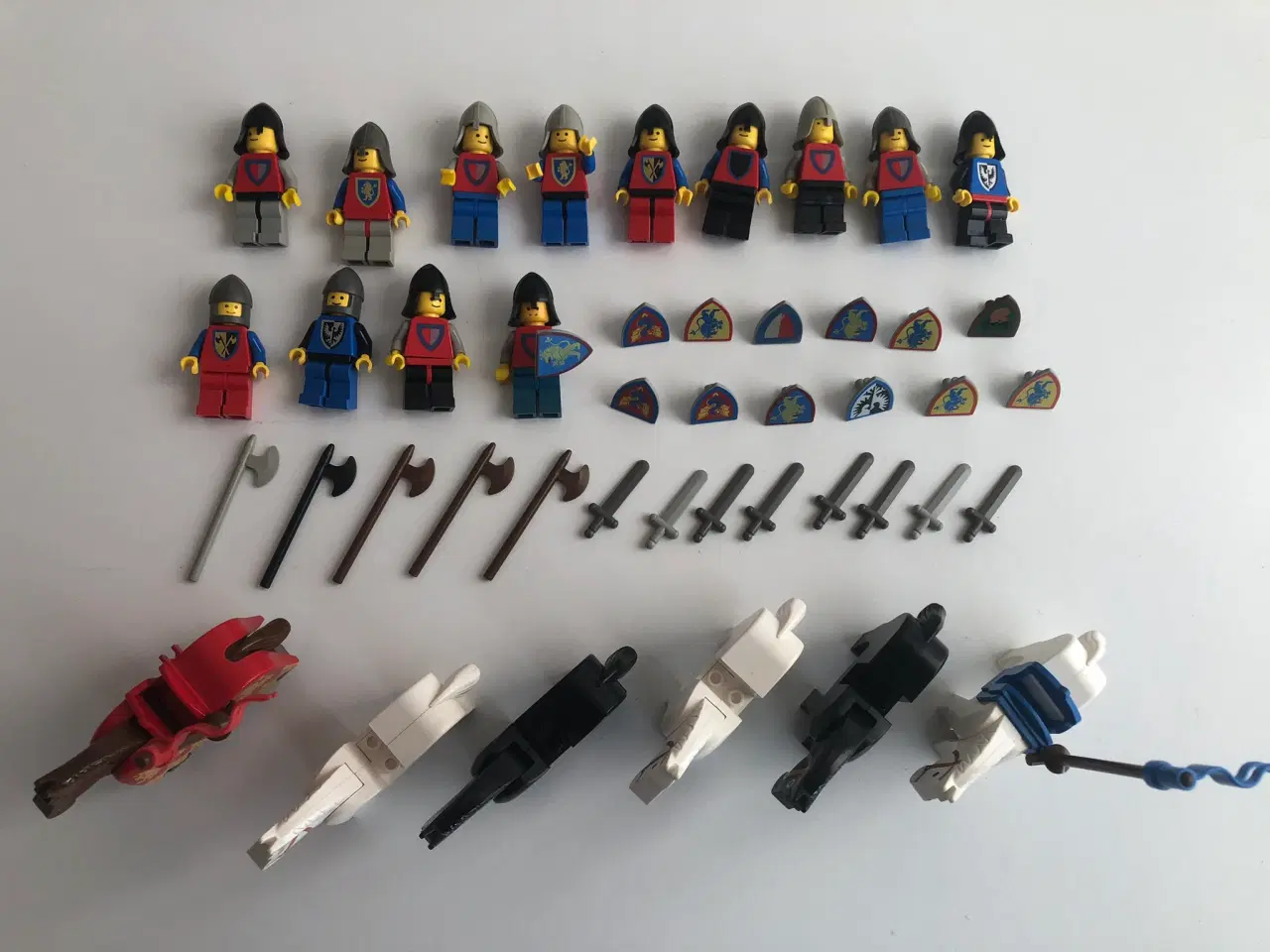 Billede 1 - LEGO 13 Ridder heste våben skjold