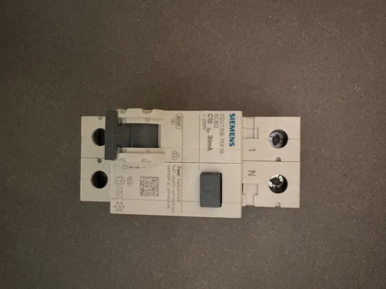 Billede 1 - Siemens S5U HPFI kombiafbryder C 1P+N, 10A