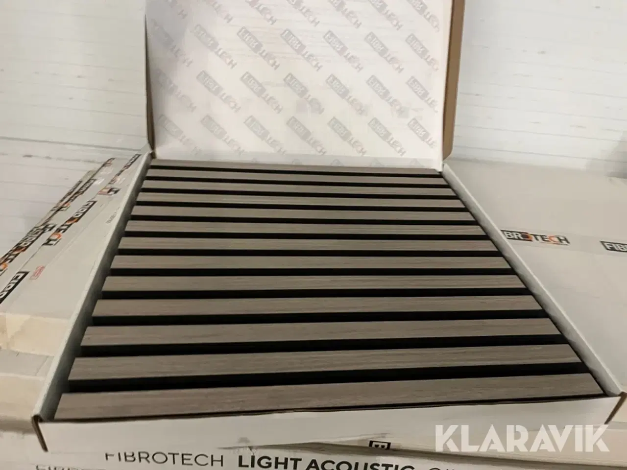 Billede 3 - Akustikpaneler Fibrotech Grey Oak 80 styk